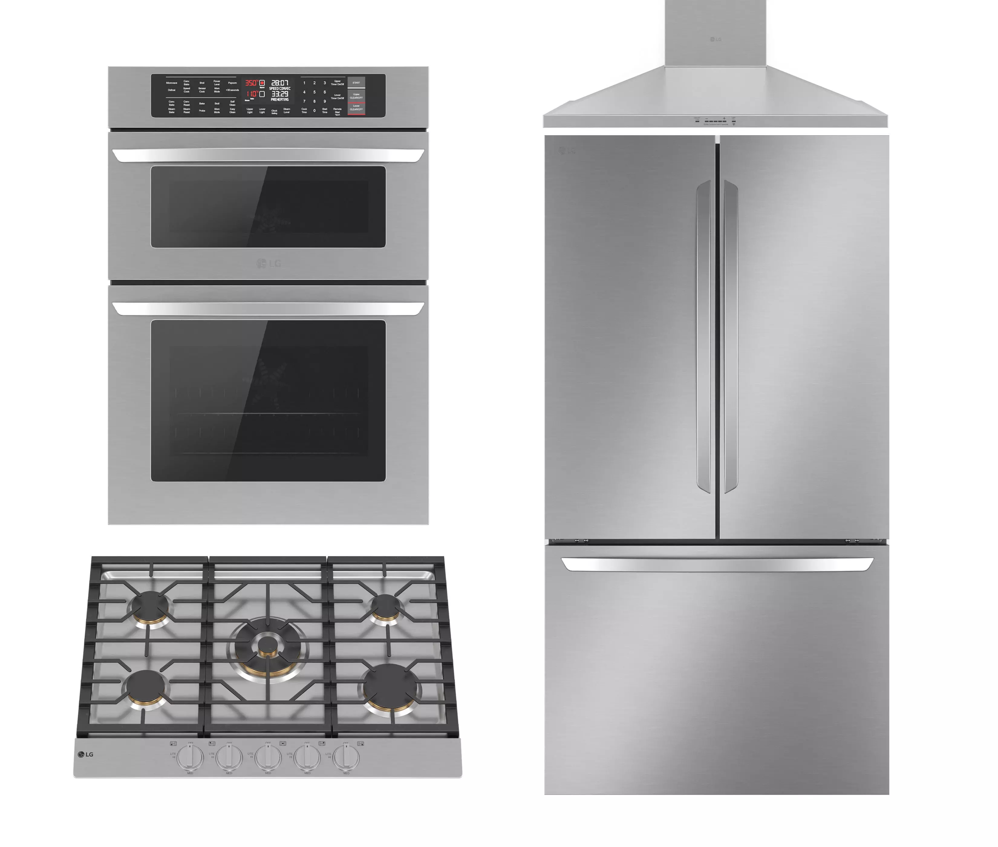 LG kitchen appliance collection 3D model_0