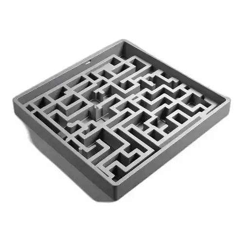 LowPoly Maze Puzzle Game Low-poly 3D model
