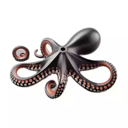 Stylized Octopus 3D Model