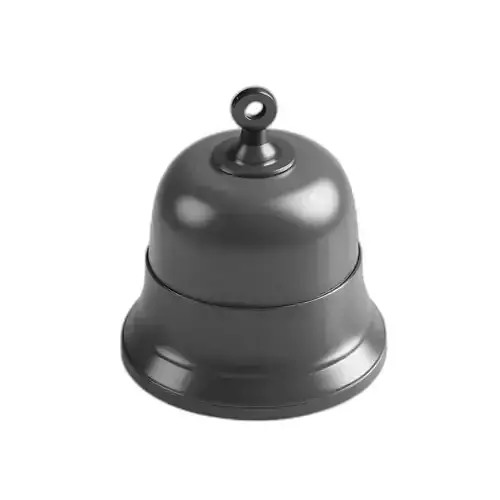Simple Metal Bell 3D Model