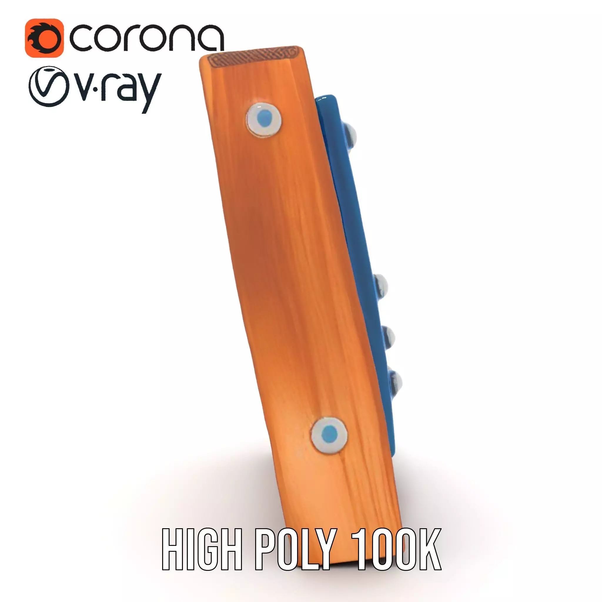Colorful Xylophone model pack Low-poly 3D model_25