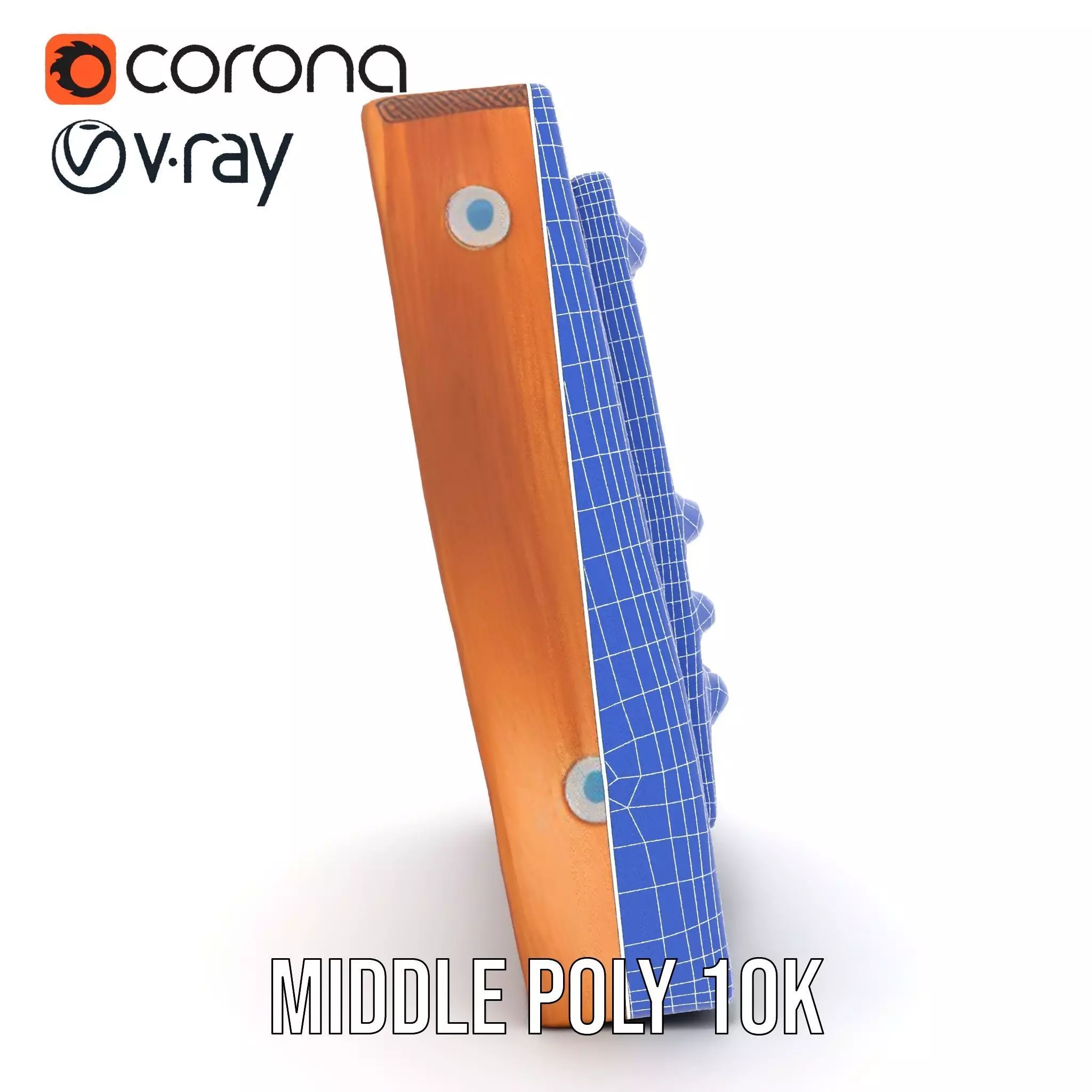 Colorful Xylophone model pack Low-poly 3D model_15