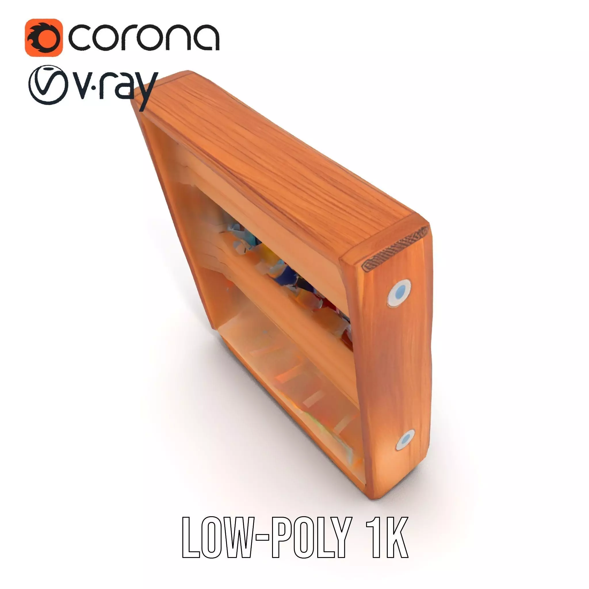 Colorful Xylophone model pack Low-poly 3D model_12