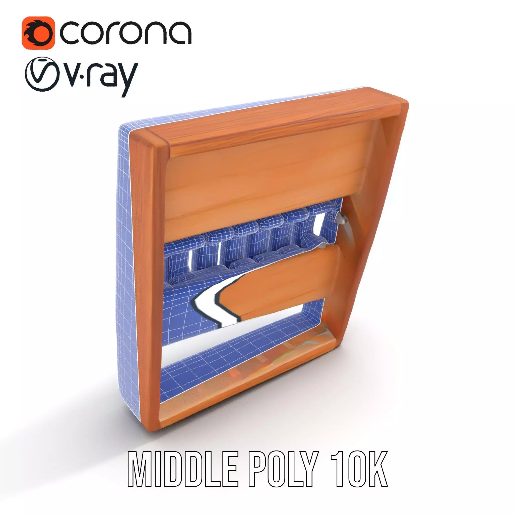 Colorful Xylophone model pack Low-poly 3D model_29