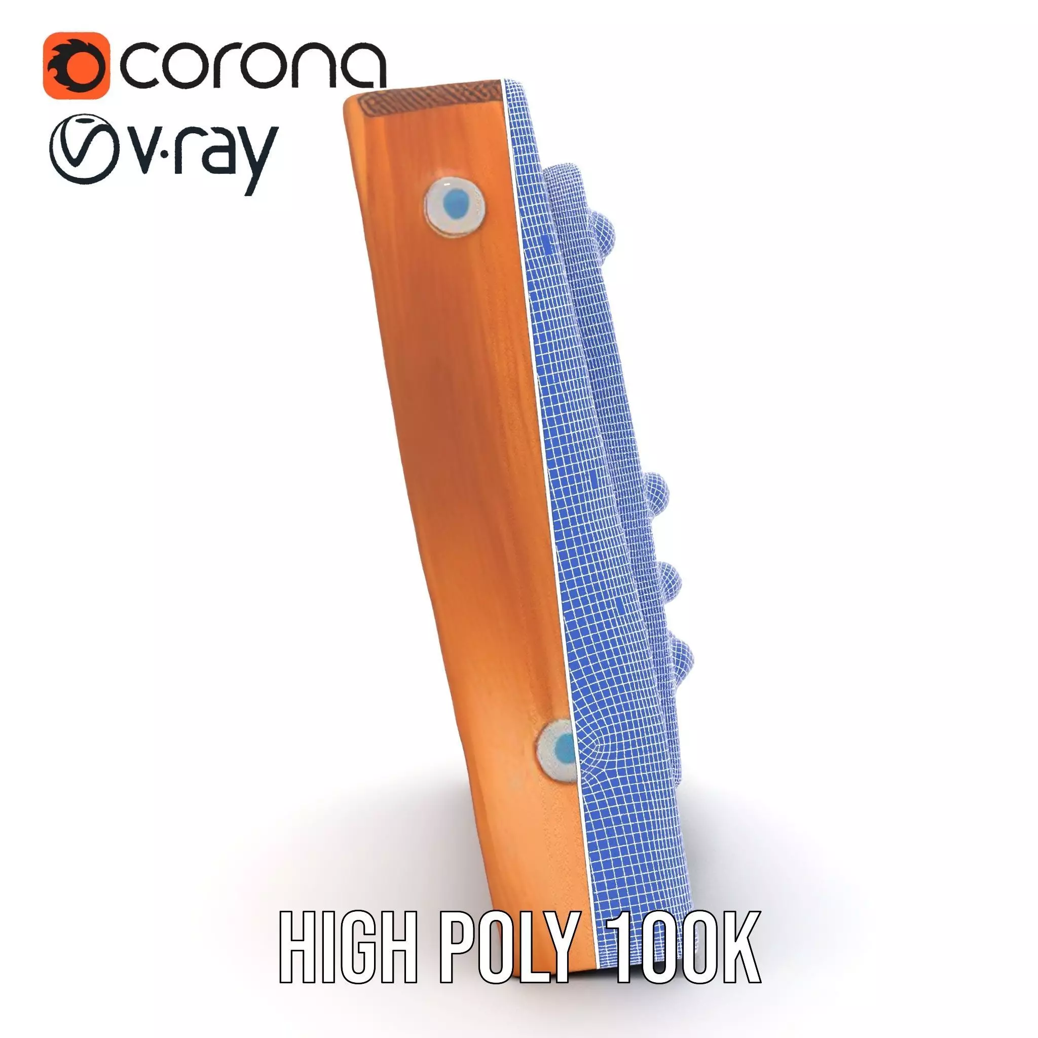 Colorful Xylophone model pack Low-poly 3D model_33