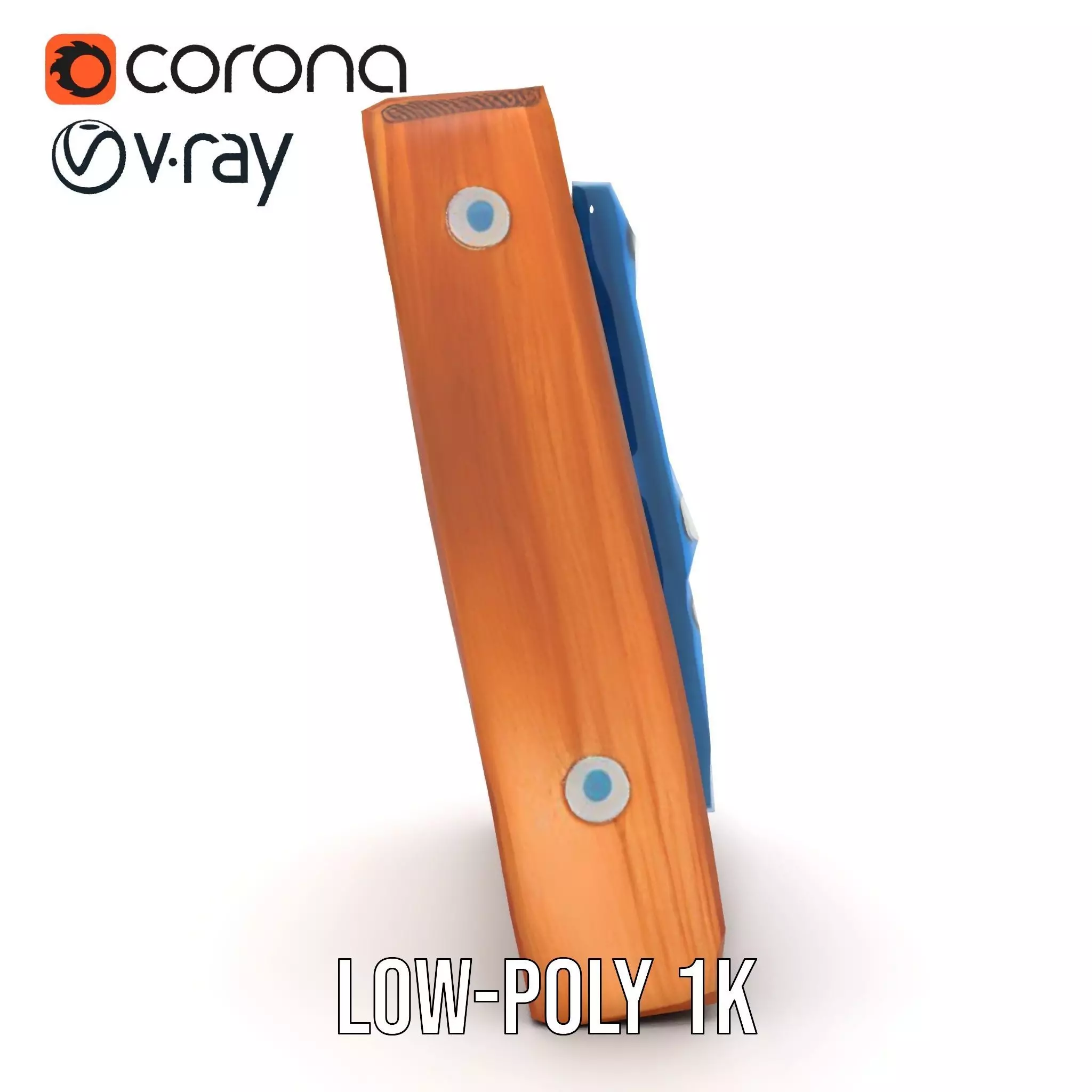 Colorful Xylophone model pack Low-poly 3D model_14