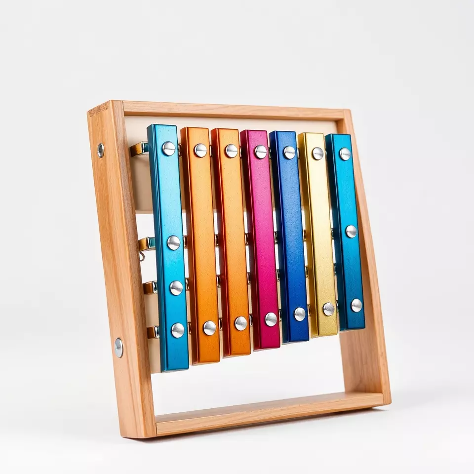 Colorful Xylophone model pack Low-poly 3D model_2