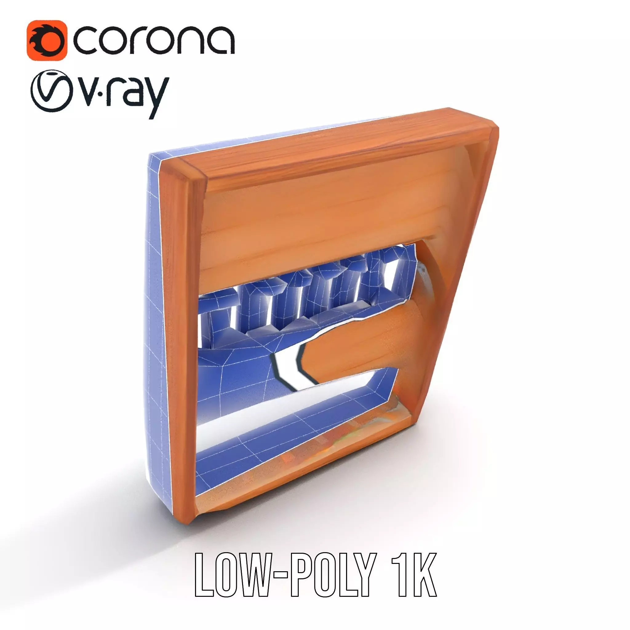 Colorful Xylophone model pack Low-poly 3D model_30