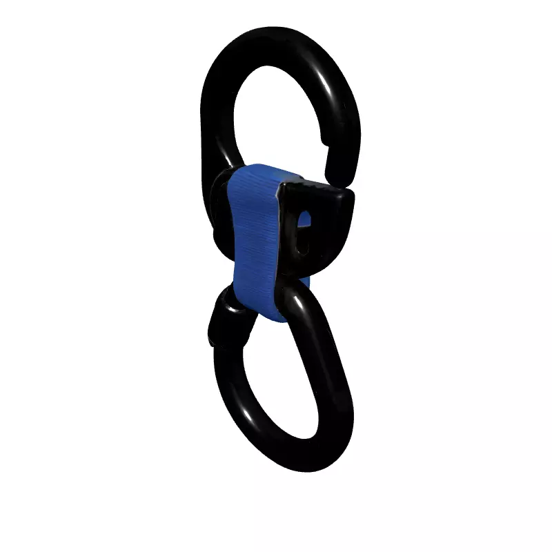 Carabiner Quick Link Safety Strap Low-poly 3D model_2