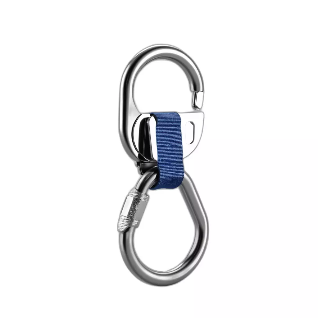 Carabiner Quick Link Safety Strap Low-poly 3D model_0