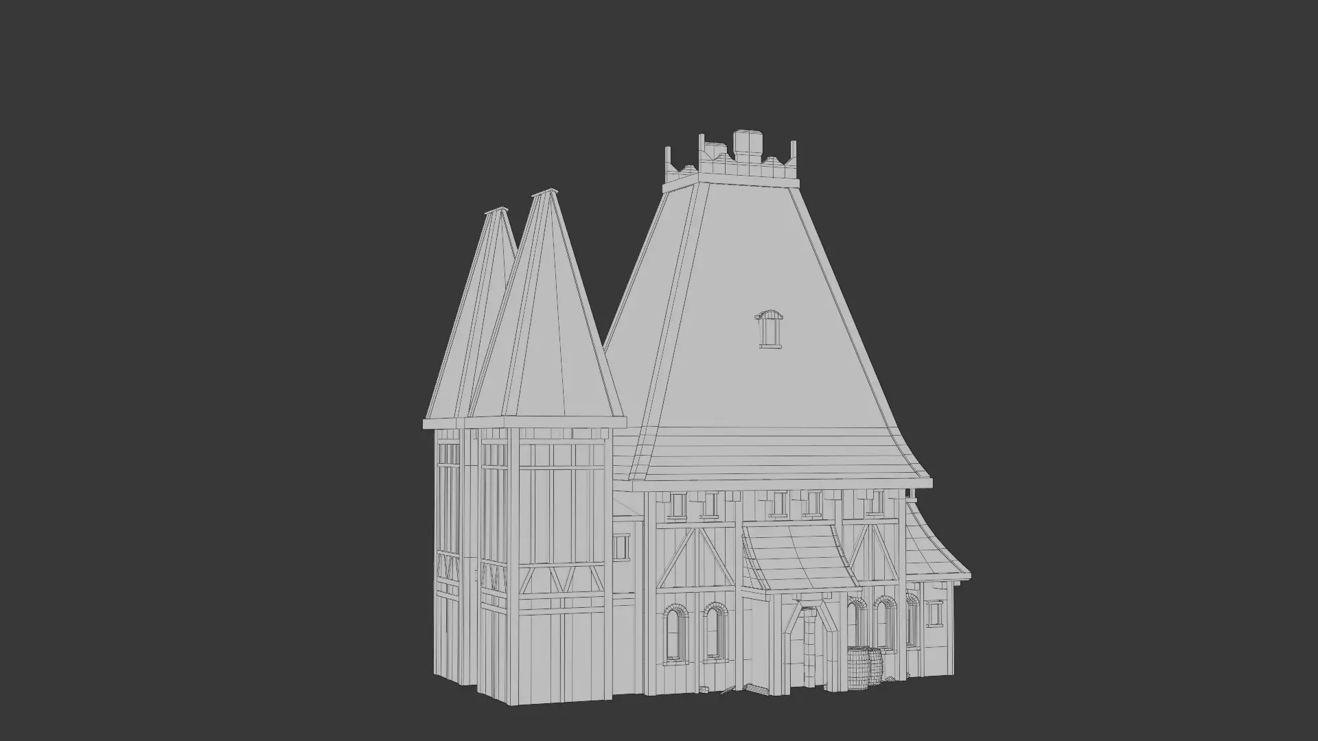 Dark Fantasy House SM H 3D model_1