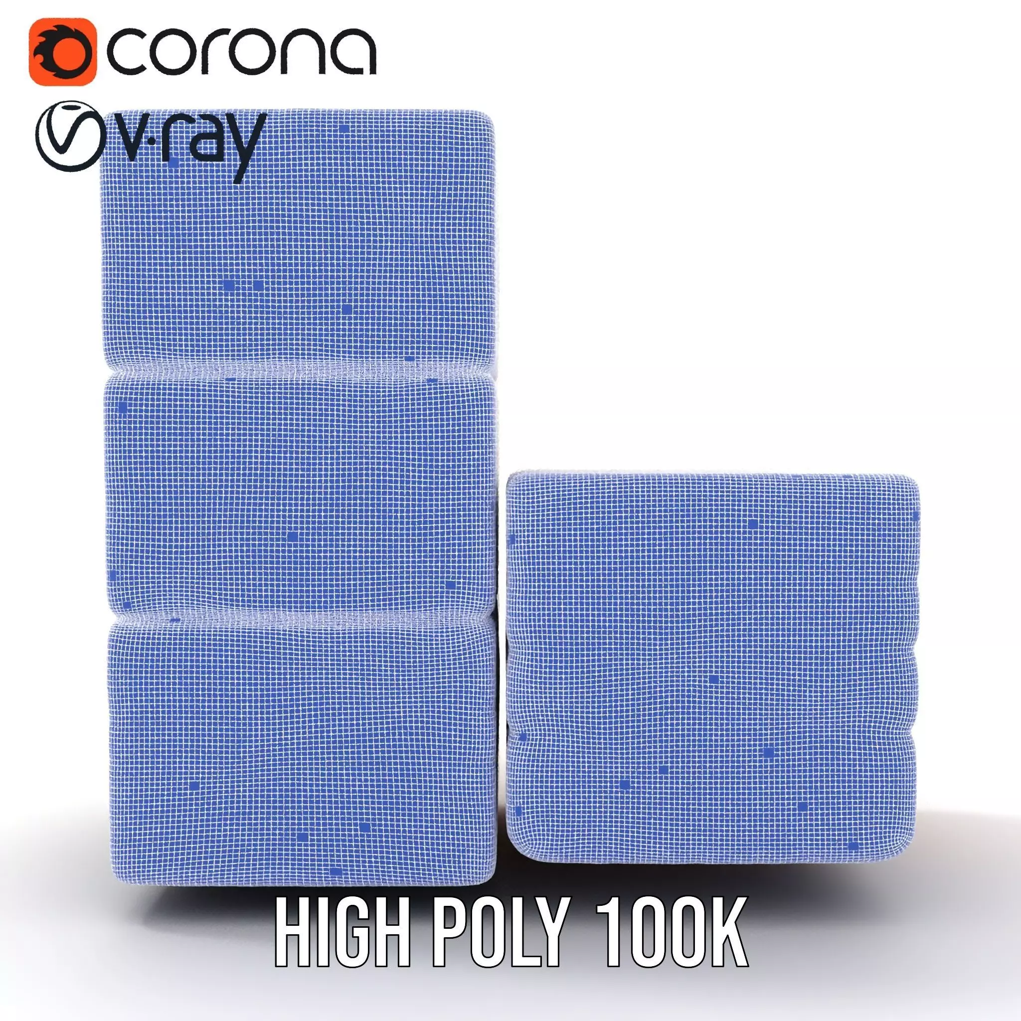 Retro Floral Block model pack Texture_32