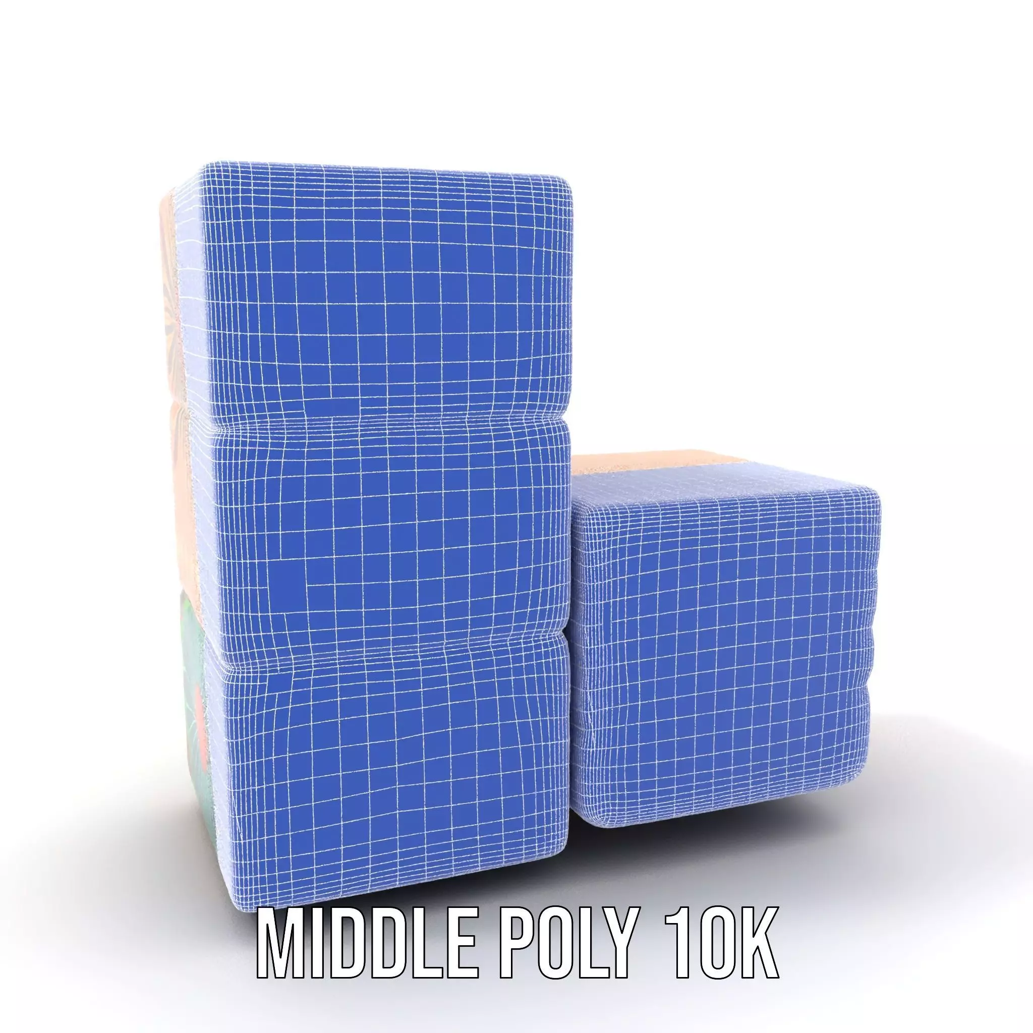 Retro Floral Block model pack Texture_15