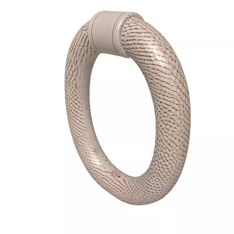 Woven Fabric Ring Handle Low-poly 3D model_2
