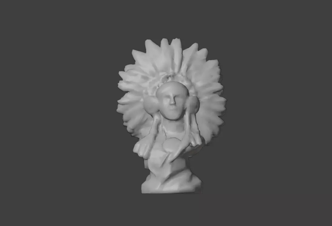 Chief Embrace Low-poly 3D model_17