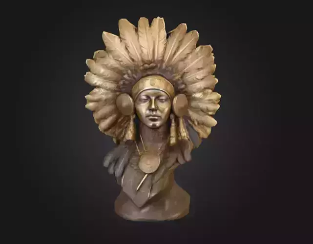 Chief Embrace Low-poly 3D model