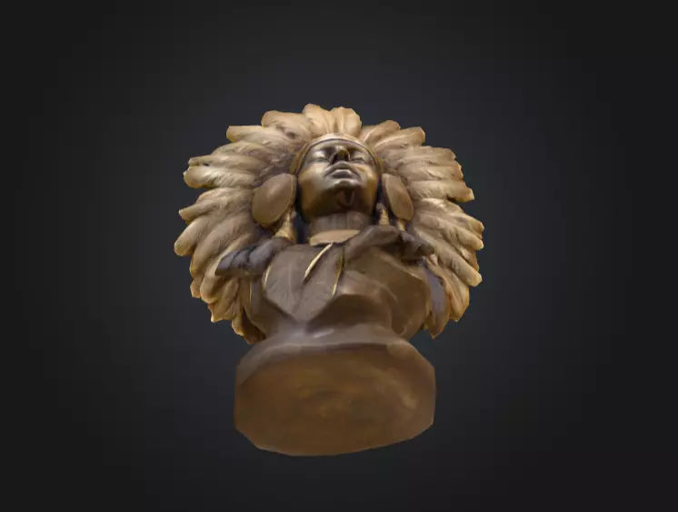 Chief Embrace Low-poly 3D model_12