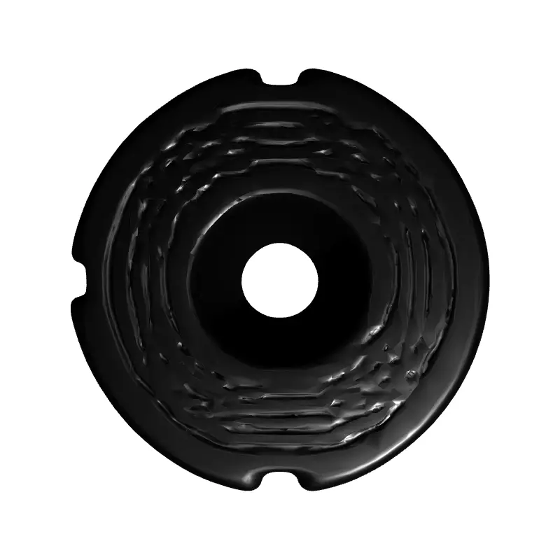 Tactical Knurled SciFi Component Low-poly 3D model_8