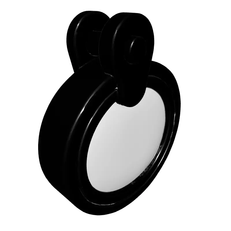 Modern Metal Ring Pull Handle Low-poly 3D model_2