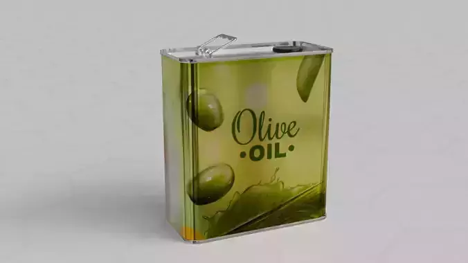 Square Aluminium Oil can tin