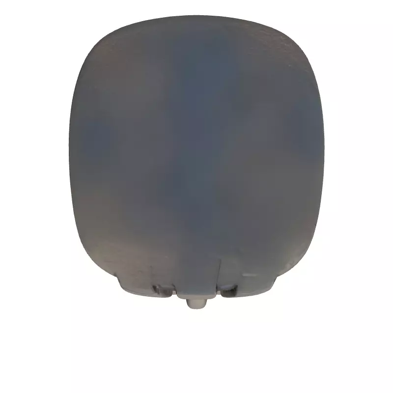 Ancient Stone Tribal Head Statue Low-poly 3D model_8