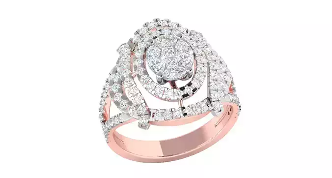 Women Ring  Render 3dm STL OBJ FBX Details
