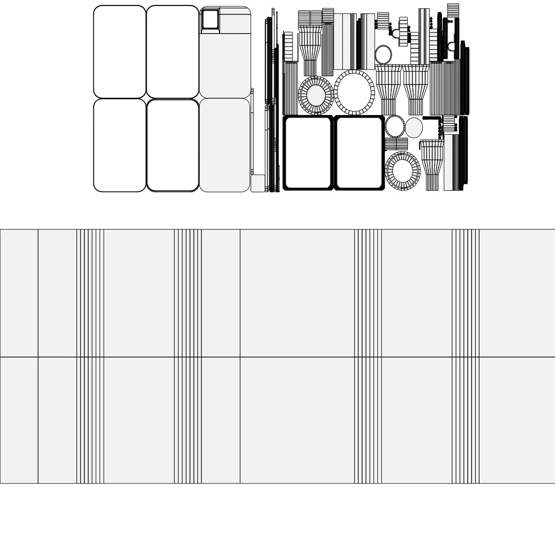 Square Aluminium Oil can tin 3D model_8