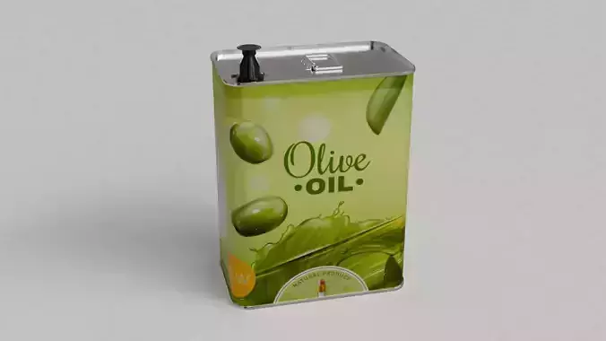 Square Aluminium Oil can tin