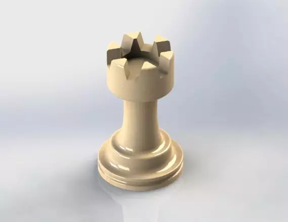 Chess rook Free 3D print model