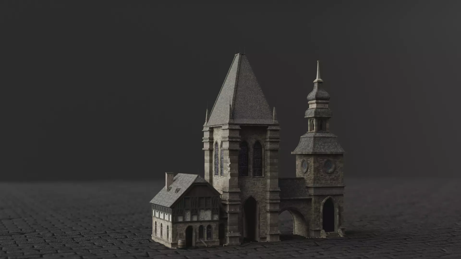 Dark Fantasy House SM I 3D model_0