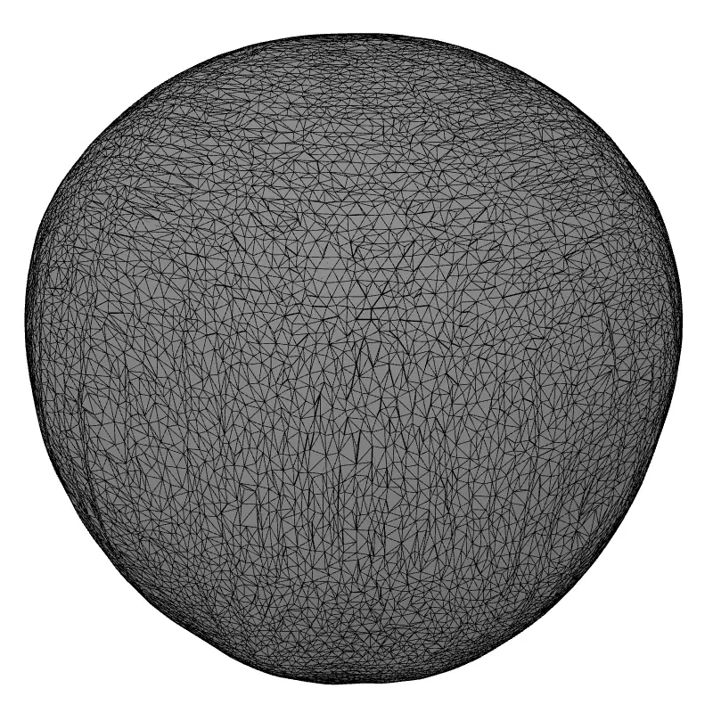 Abstract Intertwined Metal Wire Sphere Low-poly 3D model_9