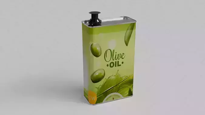 Square Aluminium Oil can tin