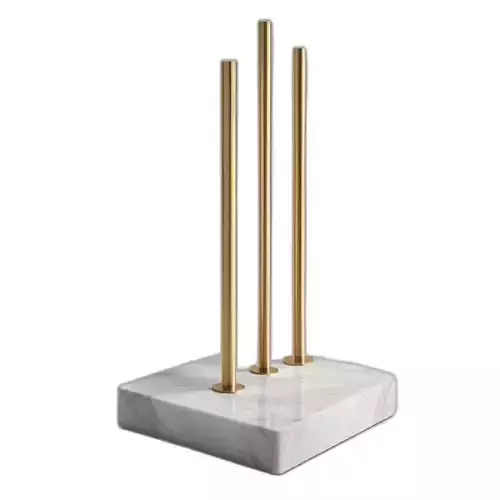 Elegant Marble Gold Table Decor