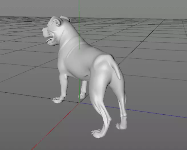 Pitbull 3D Model High Quality Realistic Dog 3D model_7