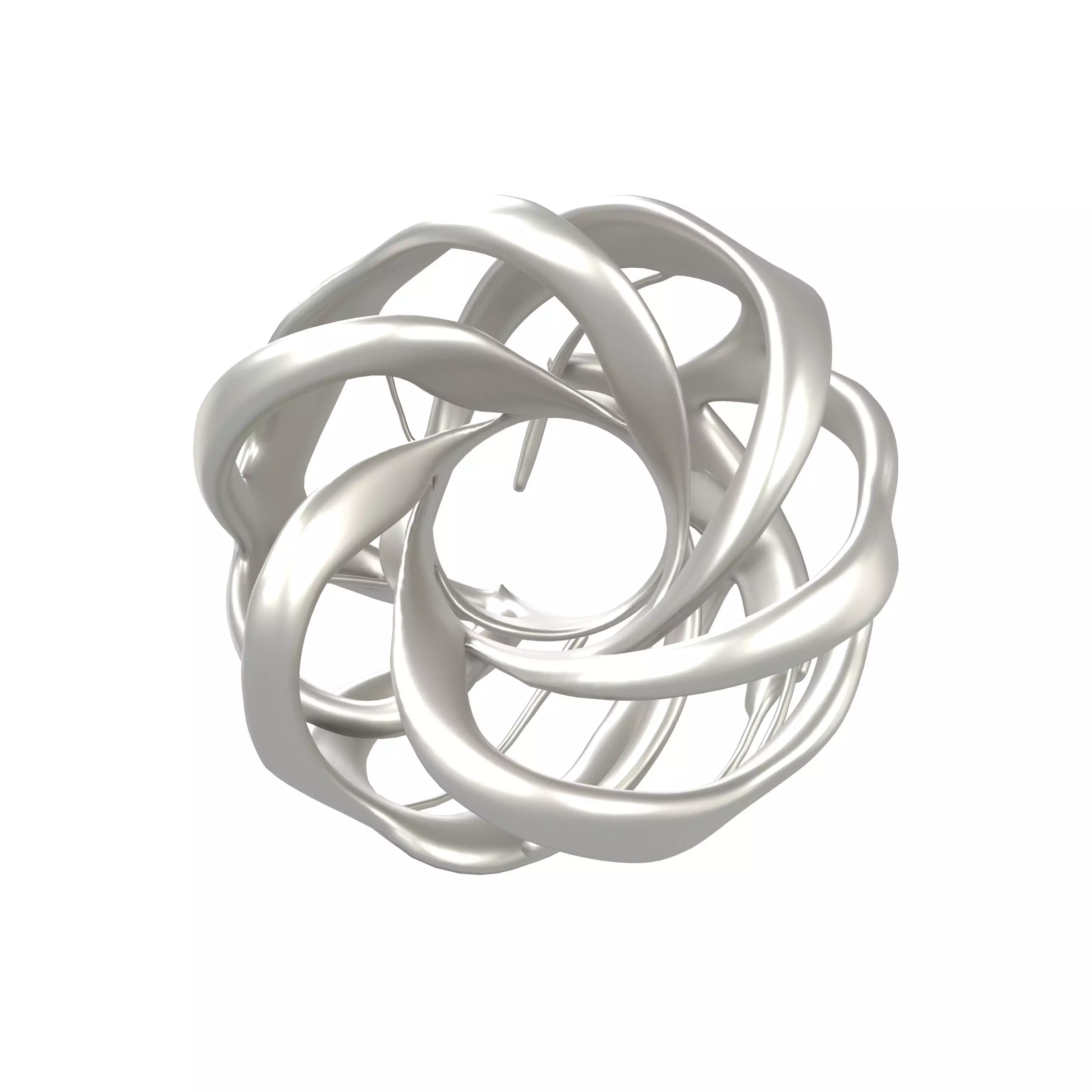 Abstract Circle v3 002 Low-poly 3D model_0