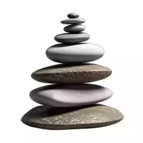 Zen Stone Stack Cairn