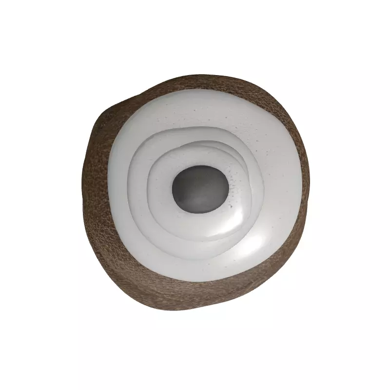 Zen Stone Stack Cairn Low-poly 3D model_8