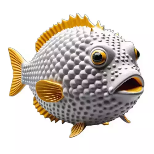 Bumpy Fish Game Asset