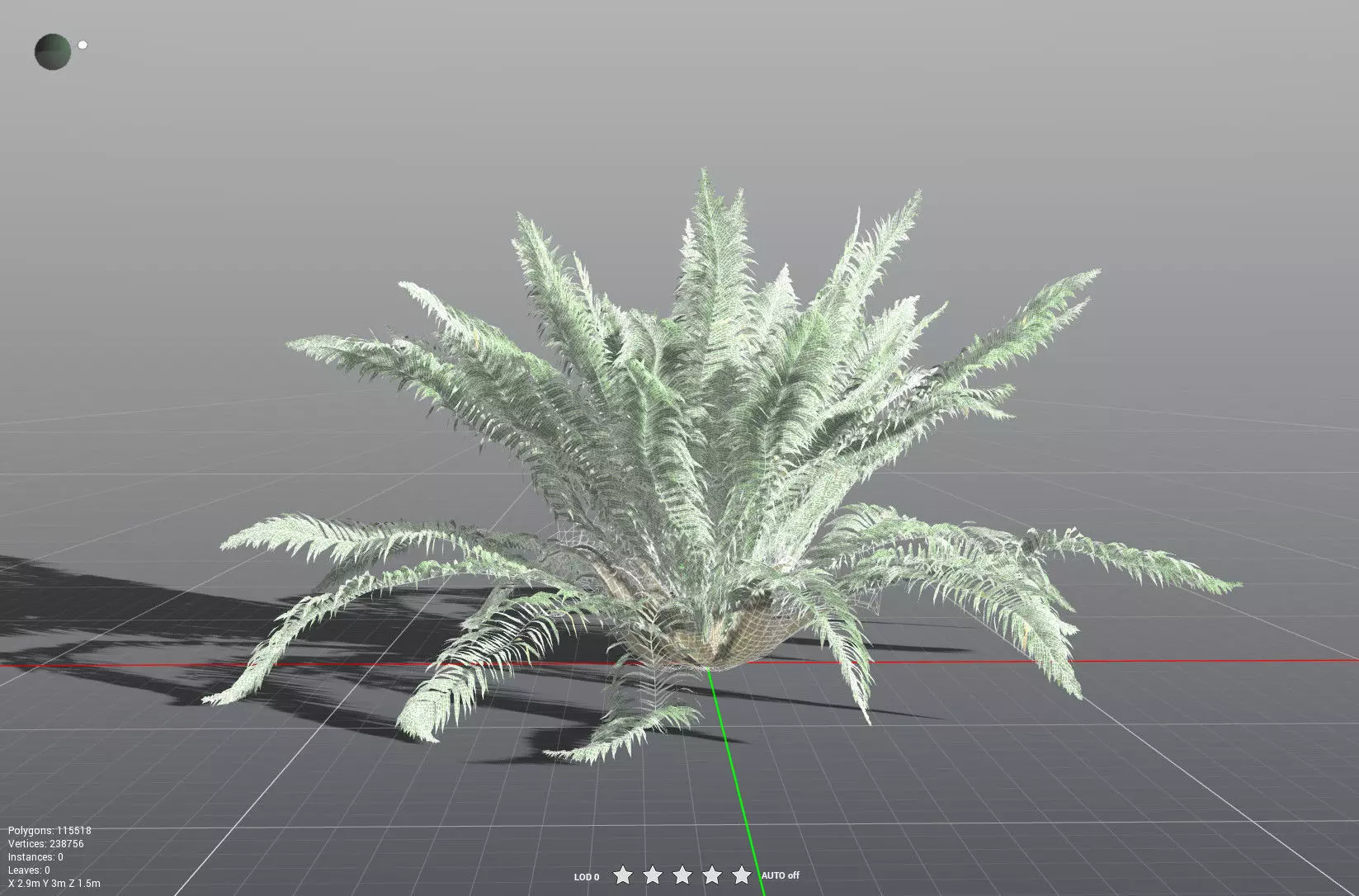 EVERYPlant Basket Fern 3D model_32