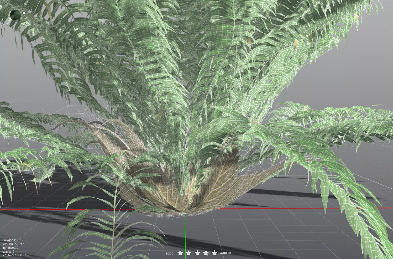 EVERYPlant Basket Fern 3D model_33