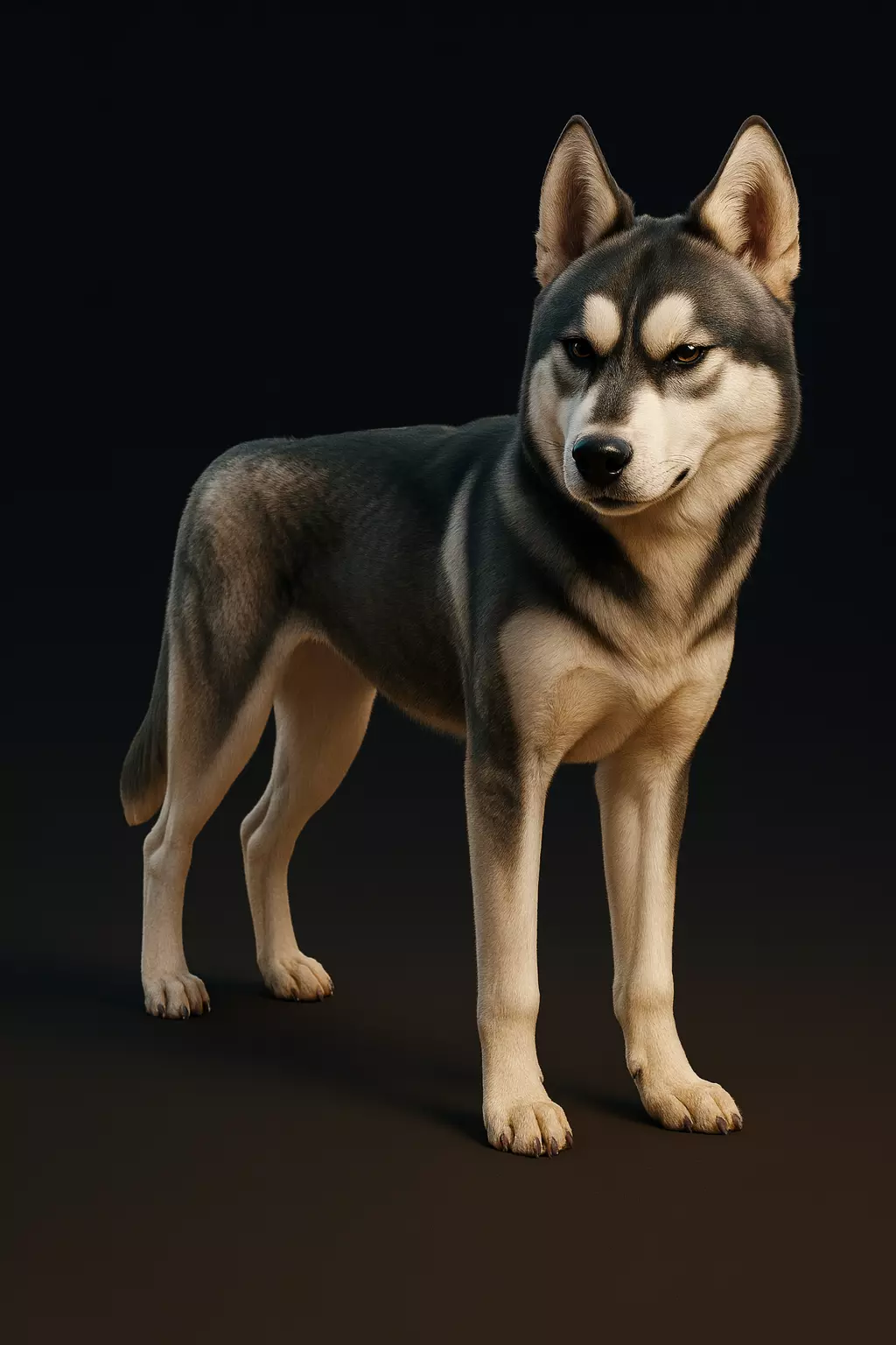 Realistic Husky 3D Model High Detail 3D model