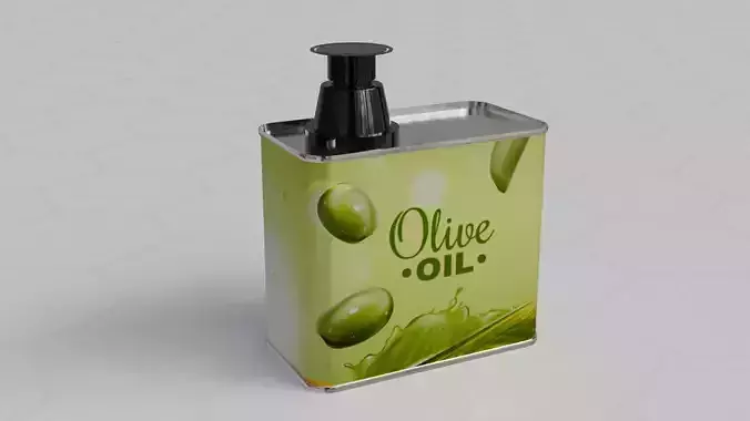 Square Aluminium Oil can tin