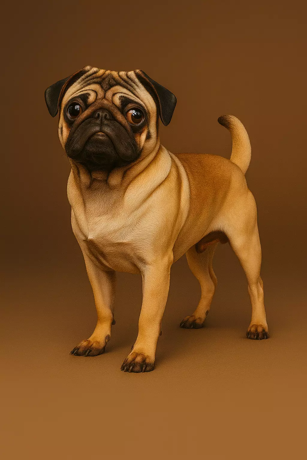 3D model PUG REALISTIC DOG 3D model