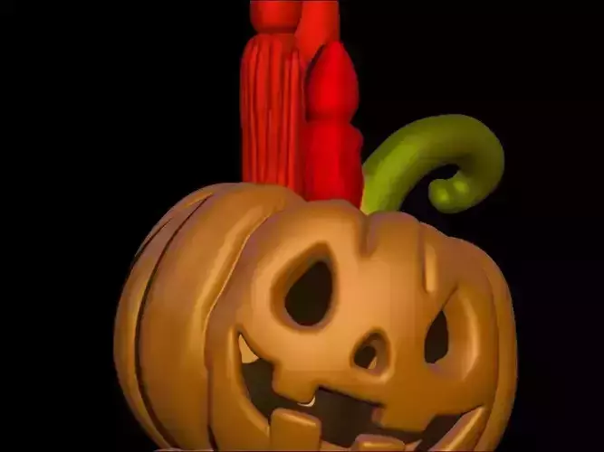 Halloween Pumpkin Candles