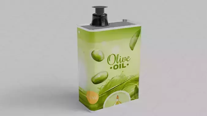 Square Aluminium Oil can tin