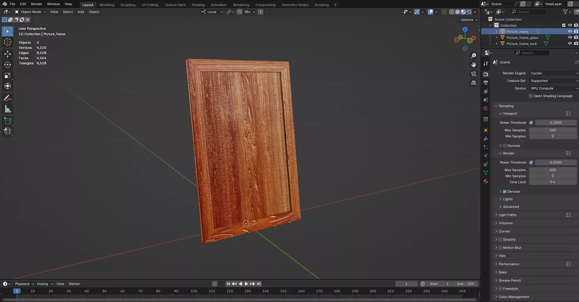 Picture Frame CG16 3D model_8