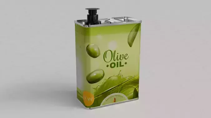 Square Aluminium Oil can tin
