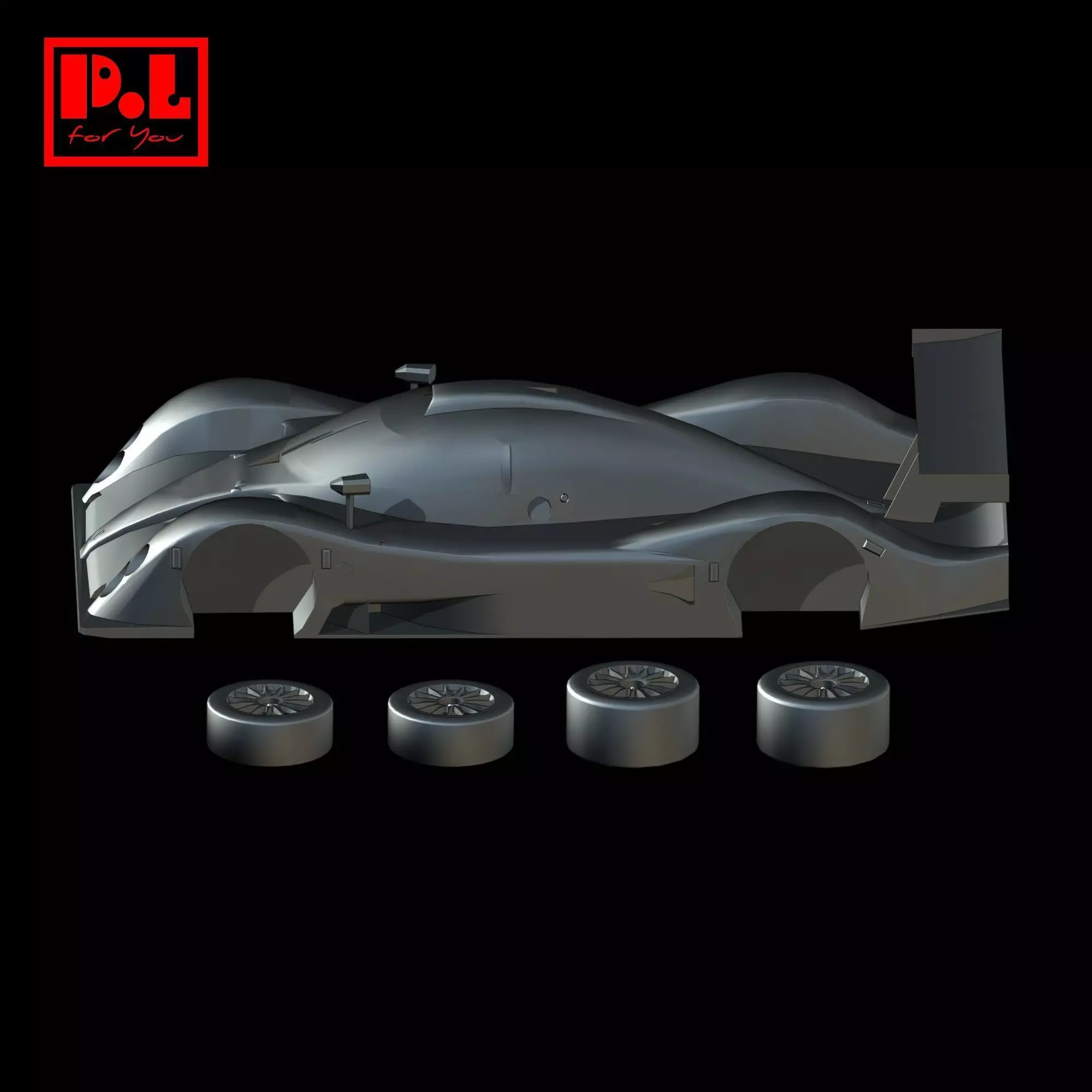 Bentley EXP Speed 8 2001 3D print model_1