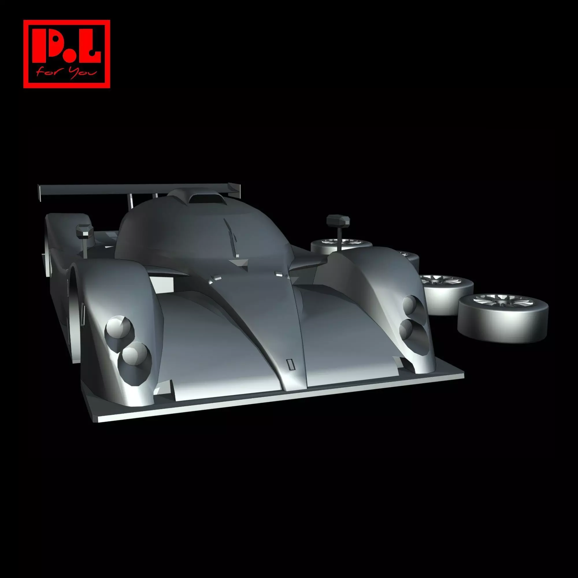 Bentley EXP Speed 8 2001 3D print model_6