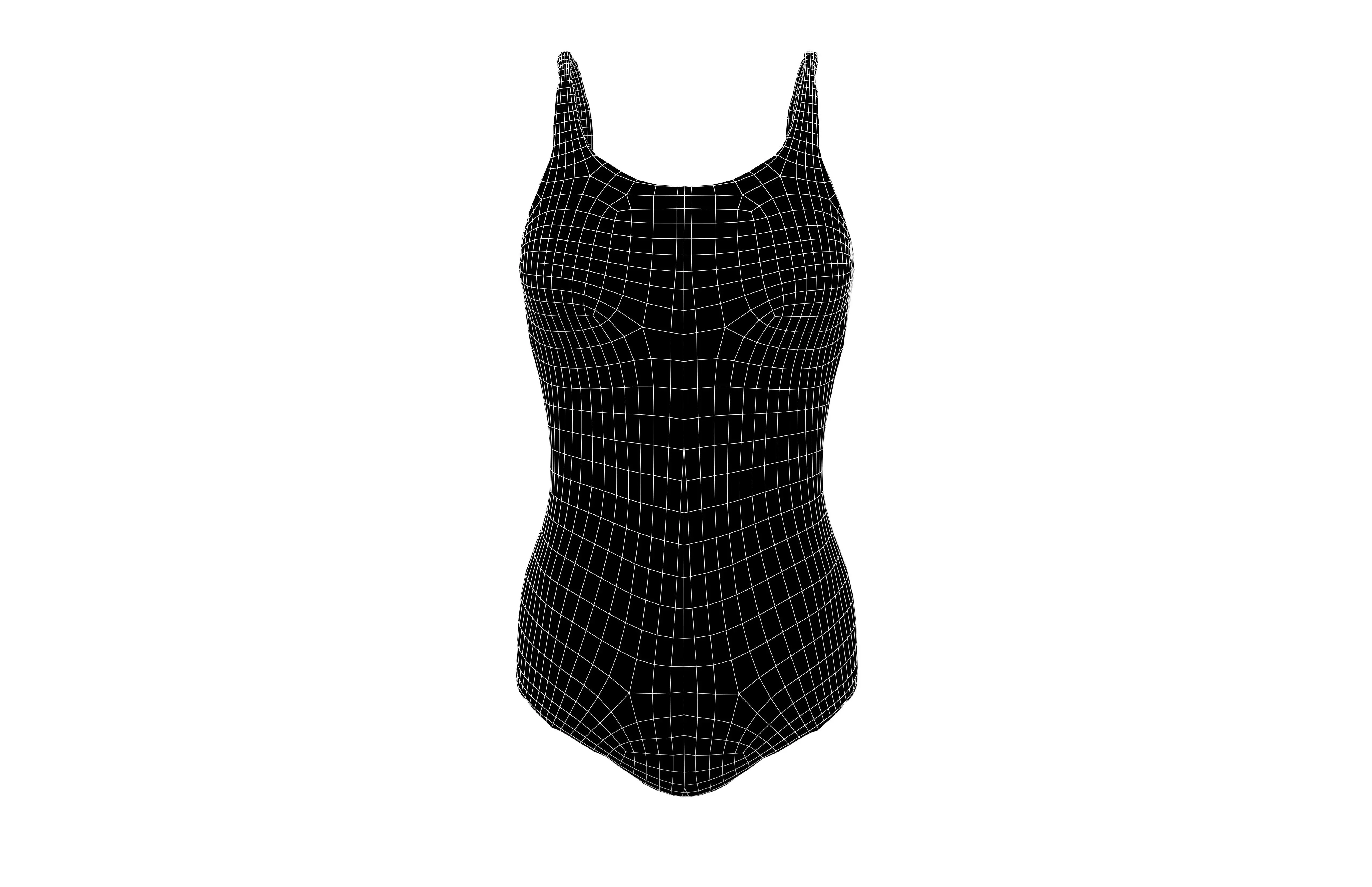 Swimsuit v1 003 Low-poly 3D model_5
